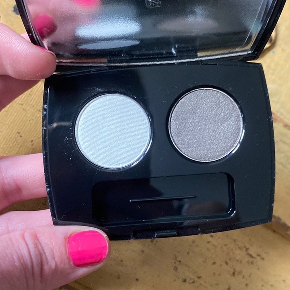 LANCOME COLOR DESIGN SENSATIONAL EFFECTS EYE SHADOW DUO SPARKLING GREY - Picture 4 of 6